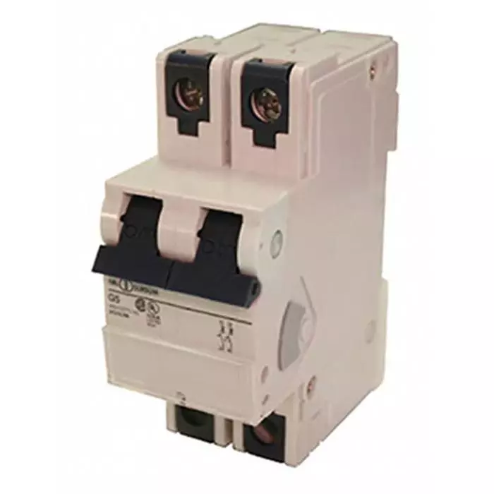 ALTECH Thermal Circuit Breaker-V-EA 2 Pole 277V Voltage Rating DIN Rail Mount 30A Current Rating, 2E30UM