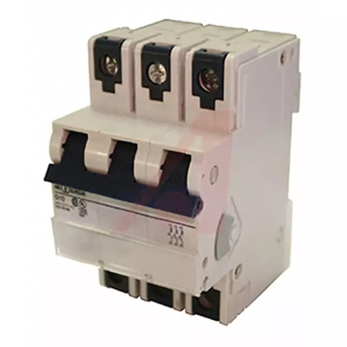 ALTECH Thermal Circuit Breaker-V-EA 3 Pole 480Y/277V Voltage Rating DIN Rail Mount 50A Current Rating, 3D50UM