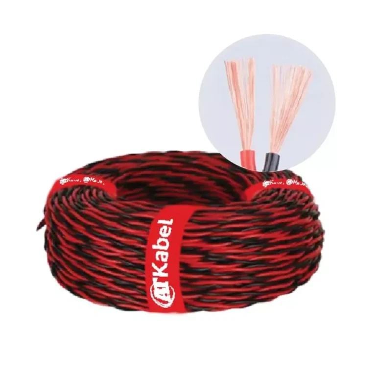 AT Kabel 76 sq.mm 2 Core Flame Retardant House Cable Red & Black 90 m 30 mm Dia