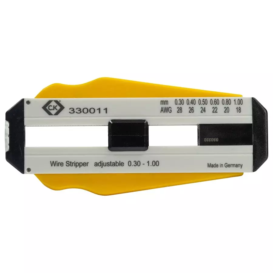 CK TOOLS WIRE STRIPPER, PRECISION, 0.3 TO 1MM, 330011 CK TOOLS WIRE STRIPPER, PRECISION, 0.3 TO 1MM, 330011