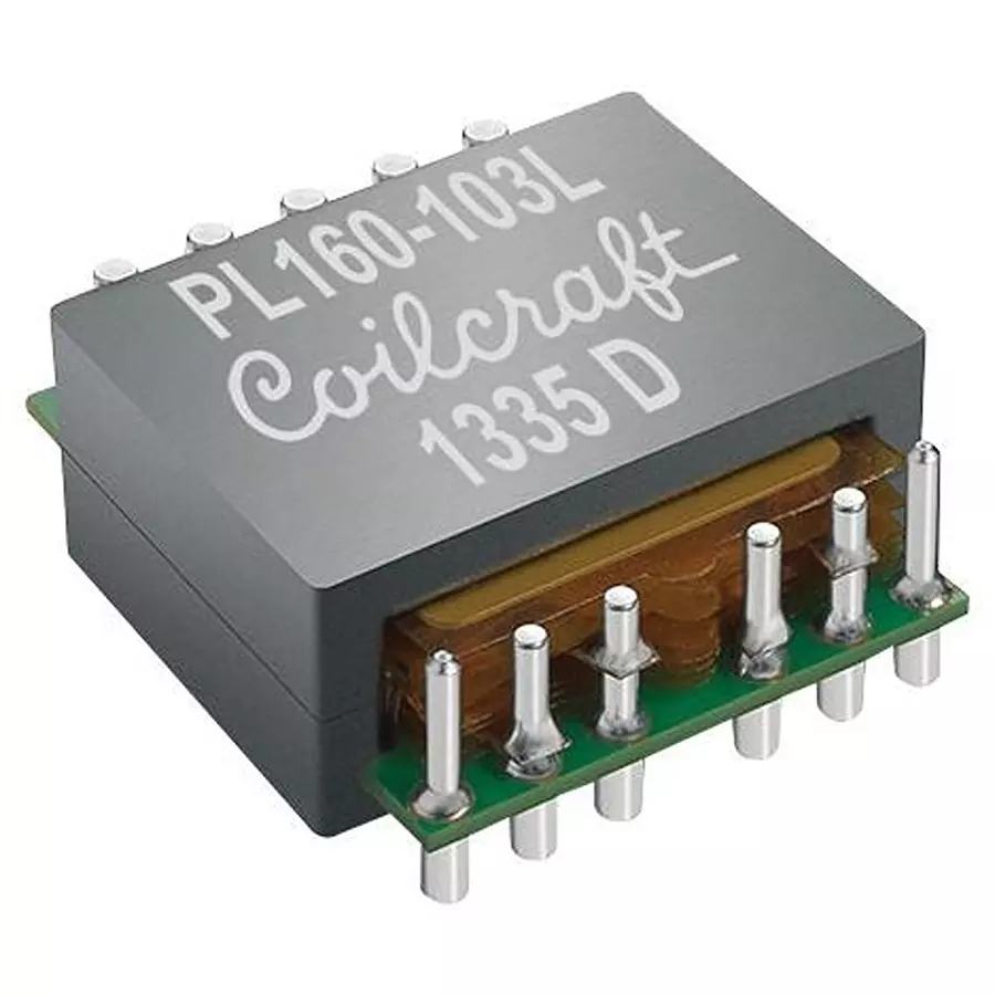 COILCRAFT SMPS Transformers PLANAR TRANSFORMER, 1:1, 160W, SMT, PL160-100L COILCRAFT SMPS Transformers PLANAR TRANSFORMER, 1:1, 160W, SMT, PL160-100L
