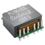 COILCRAFT SMPS Transformers PLANAR TRANSFORMER, 1:1, 160W, SMT, PL160-102L