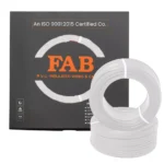 FAB 2.5 sq mm Single Core Multi Strand Flame Retardant (FR) PVC Insulated CCA (Copper-Clad Aluminum) House Wire White (90 m)