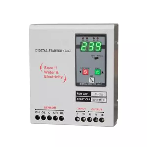 GENERIC Single Phase Mini Pump Control Panel 0.5 HP with 36MFD Run Cap
