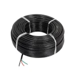 GVD 0.5 Sq.mm 3 Core PVC Insulated Cable Black (10 m)