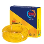 GVD 0.75 mm 1 Core Flame Retardant Low Smoke Copper Conducted Cable Yellow 90 m
