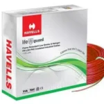 Havells Life Guard 6 Sq.mm 1 Core Flame Retardant Low Smoke Halogen Cable Red (180 m)