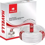 Havells Life Line Plus 150 Sq.mm 1 Core Flame Retardant HRFR Industrial Cable White, 90 m