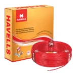 Havells Life Line Plus 95 Sq.mm 1 Core Flame Retardant HRFR Industrial Cable Red, 90 m