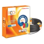 Havells Reo Flame Retardant PVC Insulated Cable 1.0 sq. mm Black 90 m, WRFFDNKA11X0