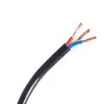 JAMSONS 1 Sq. mm 3 Core Flexible Round Cable Black 90 m Length