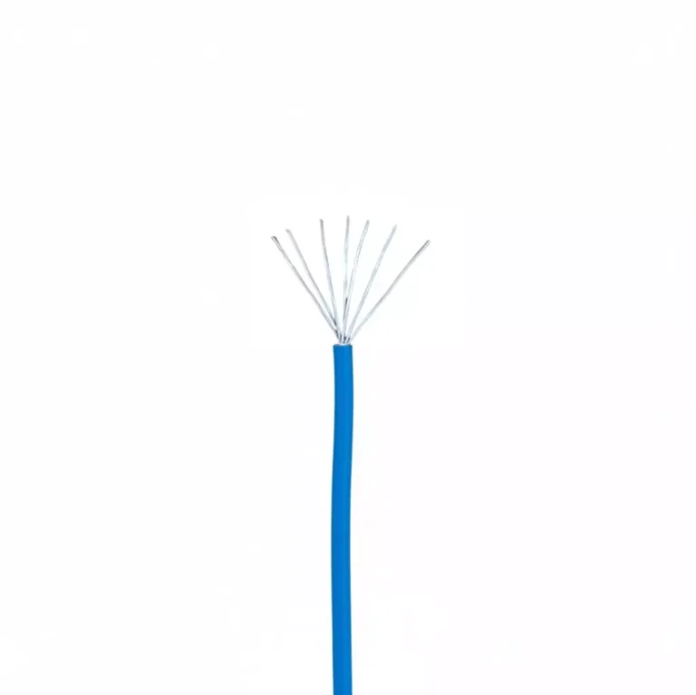 JAMSONS Super PVC Cable Wire 6 mm² Nominal Area 7/20 Core Size Aluminum Blue, JM-053 (Roll of 90 m)
