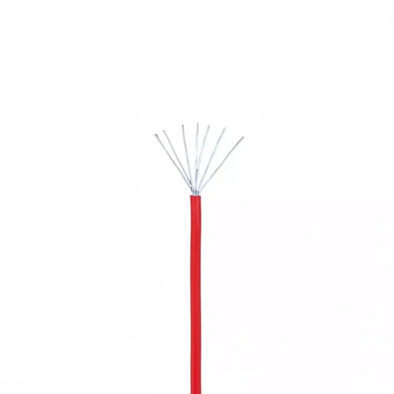 JAMSONS Super PVC Cable Wire 6 mm² Nominal Area 7/20 Core Size Aluminum Red, JM-053 (Roll of 90 m)