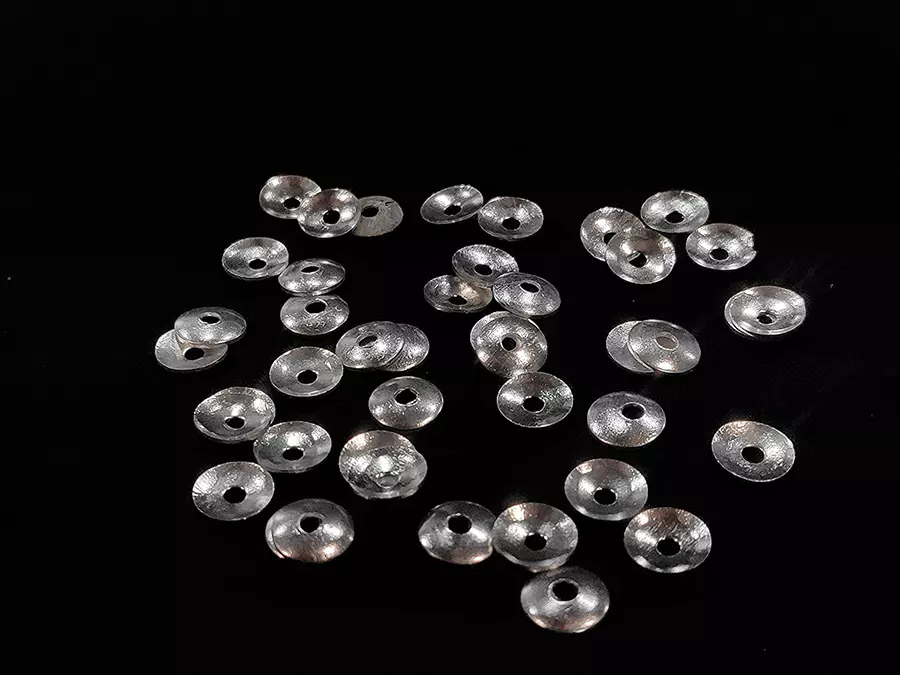 Johnson Tools 10.28mm Approx Silver Flat Metal Ear Back Stoppers Stud Earring Plugs (Pack of 50) Johnson Tools 10.28mm Approx Silver Flat Metal Ear Back Stoppers Stud Earring Plugs (Pack of 50)