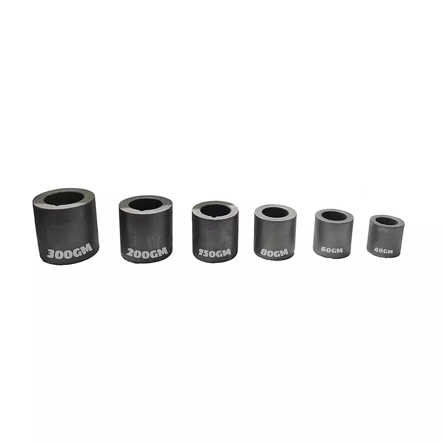 Johnson Tools Dark Grey Graphite Carbon Crucible (Pack of 6) Johnson Tools Dark Grey Graphite Carbon Crucible (Pack of 6)