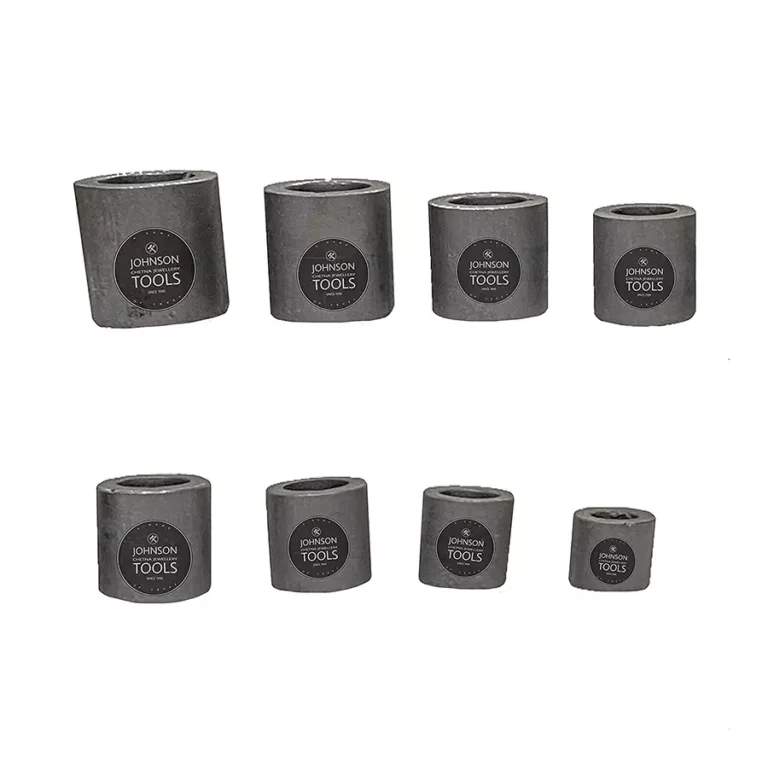 Johnson Tools Grey Graphite Carbon Crucible (Pack of 8)