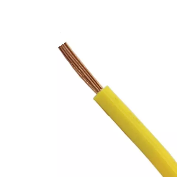 KEI 0.75 Sq.mm 1 Core Zero Halogen Fire Retardent Wire Yellow (180 m)