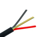 KEI 6 Sq.mm 3 Core Flexible FR Multistrand Industrial Cable Black (100 m)