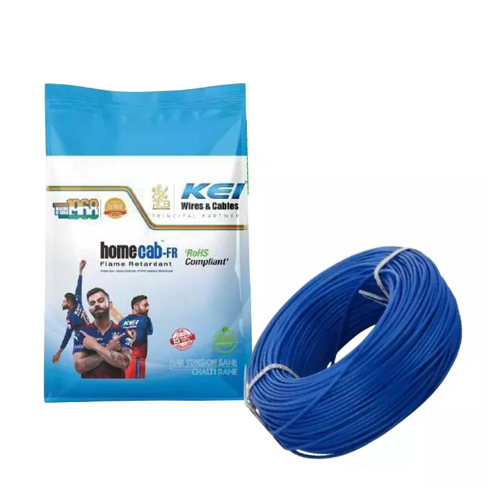 KEI FR Multistrand Cable Home Cab-FR 1 Sq. mm 1 Core Blue (300 m) KEI FR Multistrand Cable Home Cab-FR 1 Sq. mm 1 Core Blue (300 m)