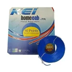 KEI Homecab 6 Sq.mm 1 Core FR PVC Multistrand Industrial Cable Blue (180 m)