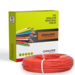 Kolors Kavach 2.5 Sq.mm 1 Core Flame Retardant (FR) House Cable Red (90 m)