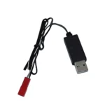 KP USB to JST Plug Battery Charging Adaptor Cable Black & Red, S365627Y365629T365631Z