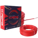 KRIPA Flame Retardant House Wire 1 sq mm 1 Core Red Length 90 m