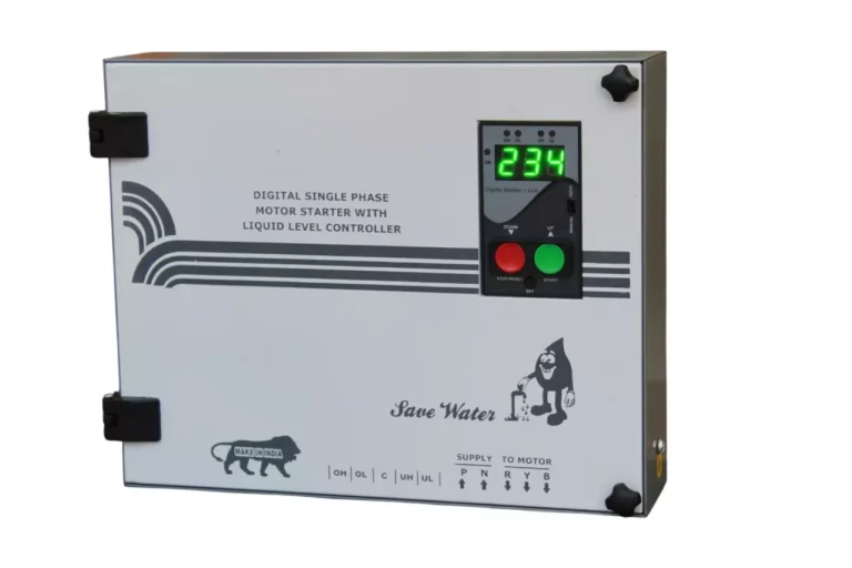 Logic Tracks Single Phase Digital Pump Control Panel Upto 2.5 HP, LT-101