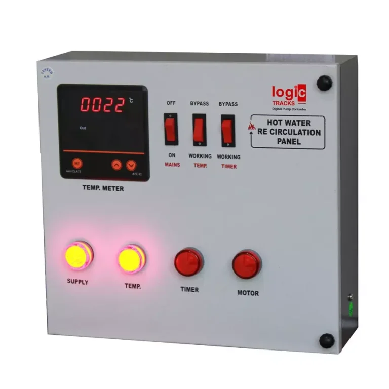 Logic Tracks Single Phase Hot Water Recirculation Digital Pump Control Panel Upto 2.5 HP