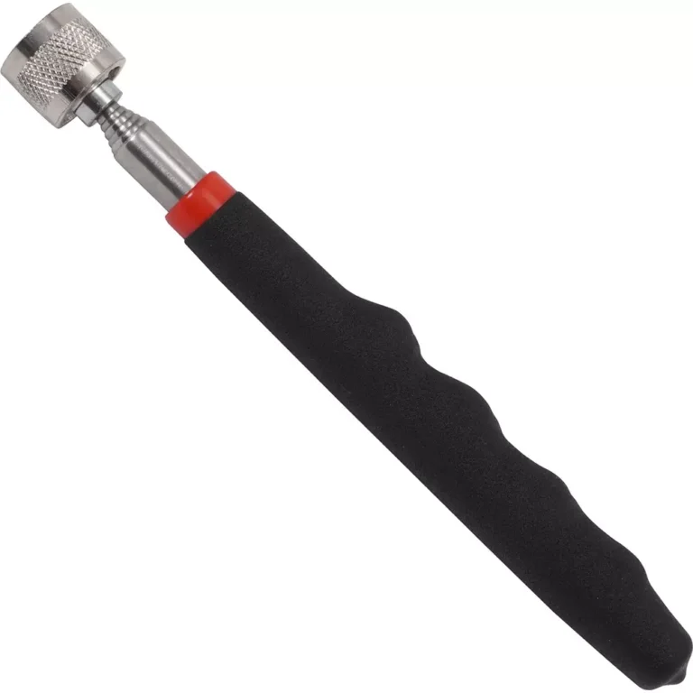 MonotaRO Telescopic Magnetic Pickup Tool Strong Type Stainless steel (shaft), PVC (clip) 165-855 mm Range to Use, 54778387