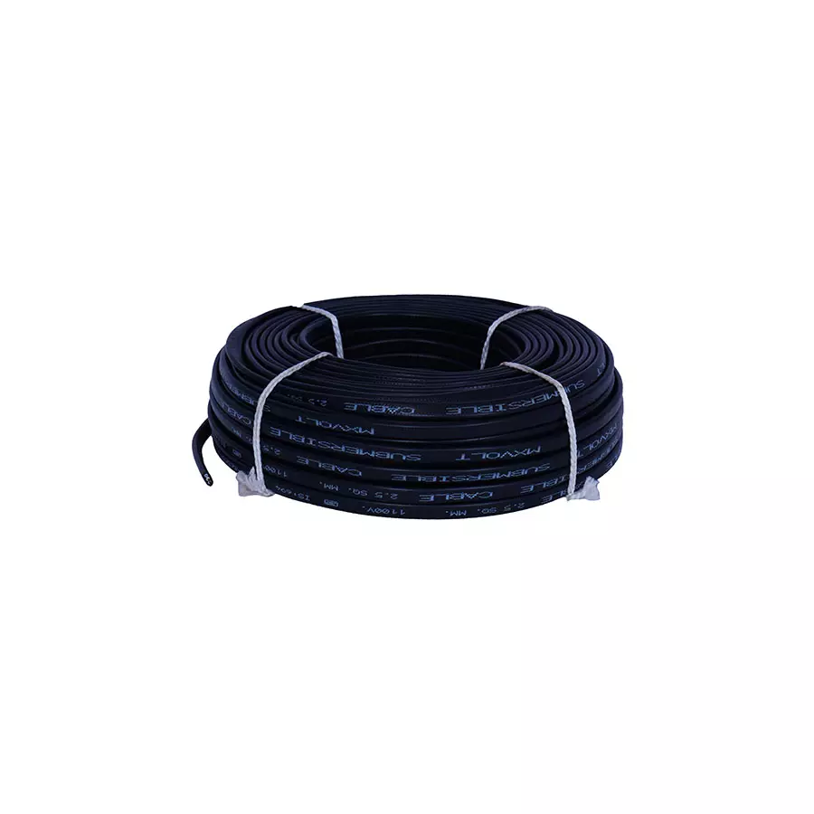MXVOLT Submersible Cable Diameter 2.5 mm Length 50 Metre MXVOLT Submersible Cable Diameter 2.5 mm Length 50 Metre