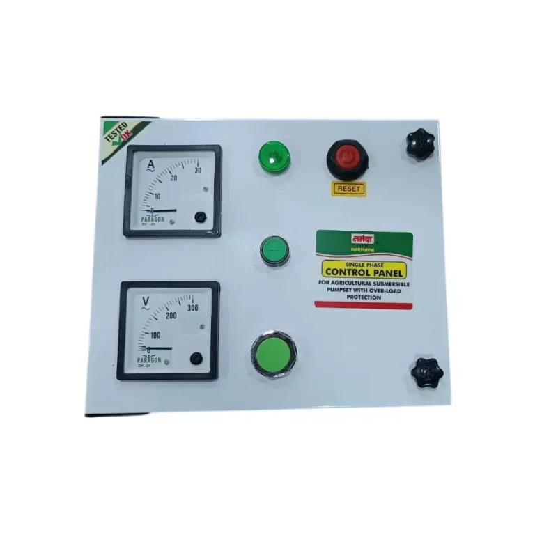 Narmada Single Phase 1 HP Control Panel For Water Filled Submersible Pump