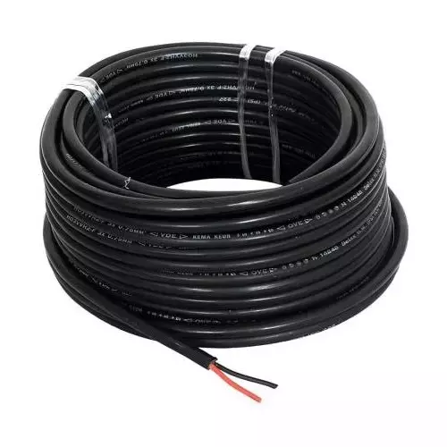 OSSIYA Twin Flexible Wire Coil 2.5 Sq.mm 2 Core Black 90 m OSSIYA Twin Flexible Wire Coil 2.5 Sq.mm 2 Core Black 90 m