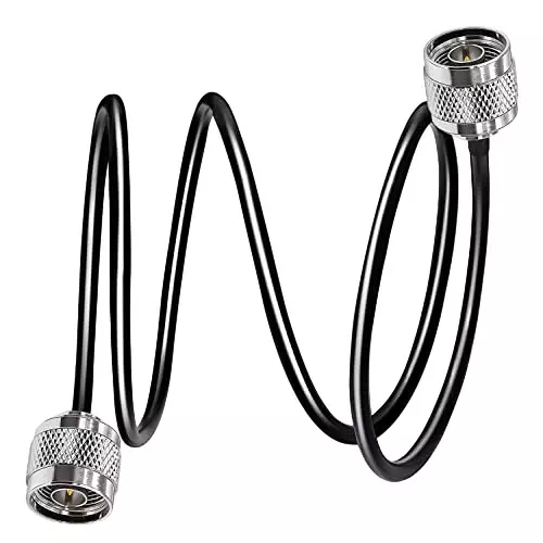 Oxywave LMR 400/RG-213/RG-8U Low Loss Coaxial Cable N Male to N Male Connector Black Color Length 2 m, LMR400SMA-2MBLACK Oxywave LMR 400/RG-213/RG-8U Low Loss Coaxial Cable N Male to N Male Connector Black Color Length 2 m, LMR400SMA-2MBLACK