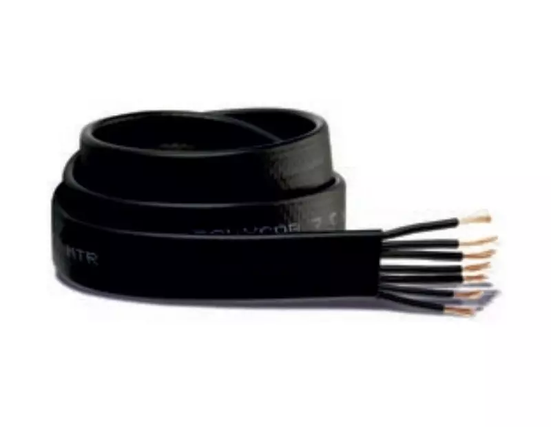 Polycab 0.5 Sq.mm 6 Core Festoon Flexible Cable Black (1 m) Polycab 0.5 Sq.mm 6 Core Festoon Flexible Cable Black (1 m)
