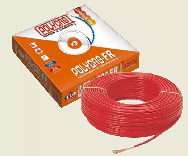 Polycab 10 Sq.mm 1 Core HFFR House Cable Red (200 m) Polycab 10 Sq.mm 1 Core HFFR House Cable Red (200 m)