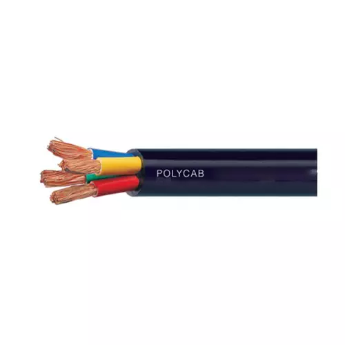 Polycab 1.5 Sq.mm 5 Core FR Industrial Flexible Cable Black (100 m)