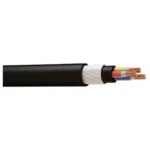 Polycab 35 Sq.mm 4 Core Armoured Outersheathed FRLS Fire Survival Cable Black (1 m)