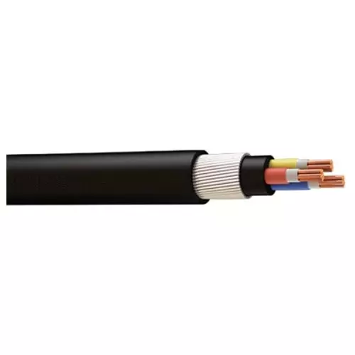 Polycab 35 Sq.mm 4 Core Armoured Outersheathed FRLS Fire Survival Cable Black (1 m)