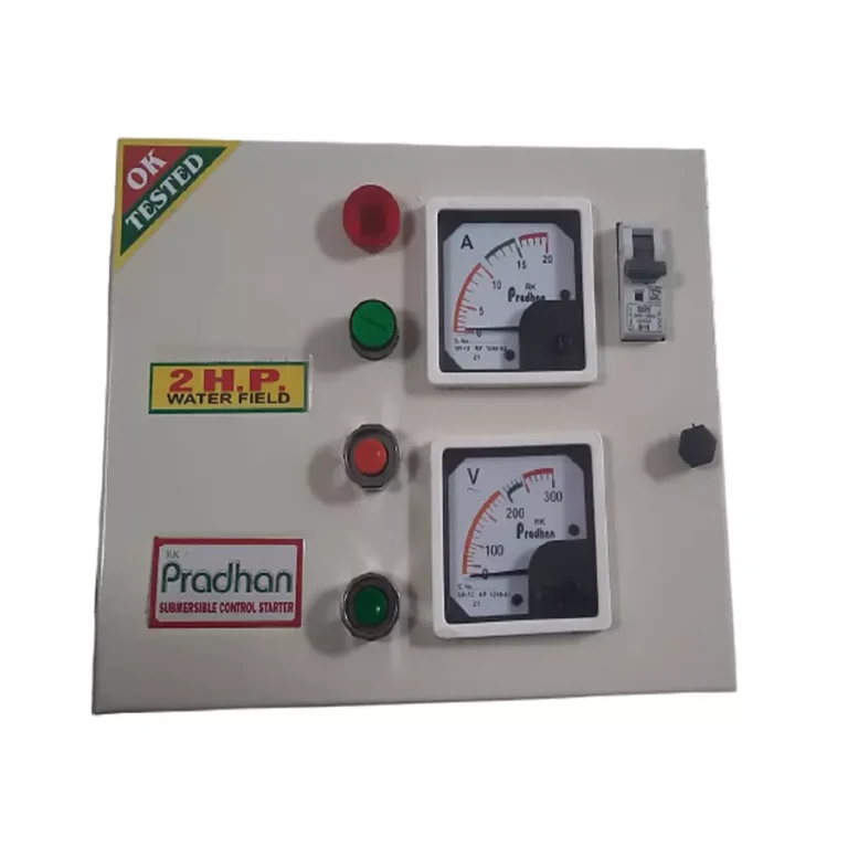 Pradhan Compact Size 2 HP Single Phase Water Field HD Submersible Starter Panel 240V