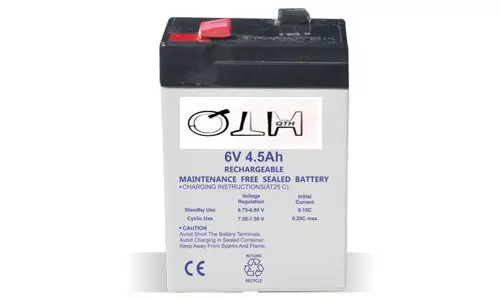 QTH Cobra Battery 6V 4.5Ah