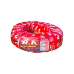 R K CABLES Twin Core PVC Wire 6 Sq. mm Black (80 m)