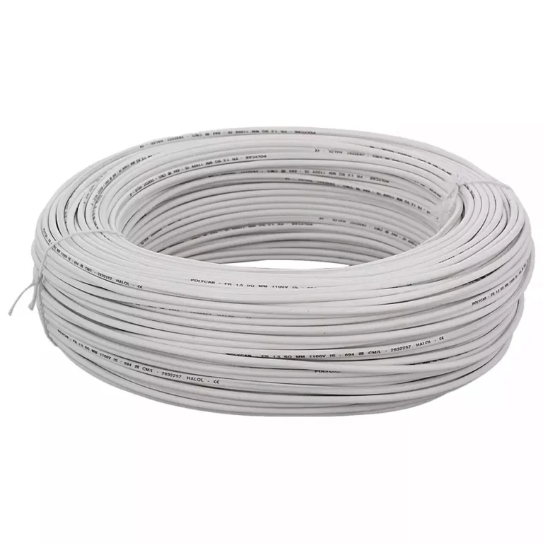 Radicon 6 Sq. mm 2 Core Round Multicore Cables White (90 m)