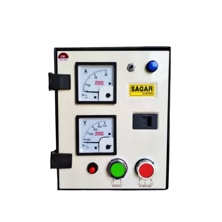 Sagar 1 HP Single Phase Motor Starter Panel for Oil Filled Submersible Pump, SSS-1H-OF-LT-M