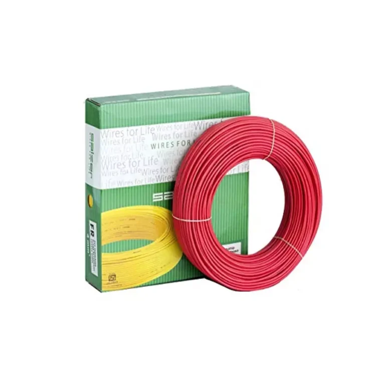 Salzer 1 Sq.mm 1 Core Flame Retardant (FR) Building Wire Red (100 m)