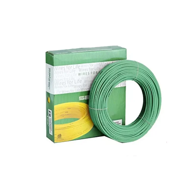 Salzer 2.5 Sq.mm 1 Core Flame Retardant (FR) Building Wire Green (100 m)