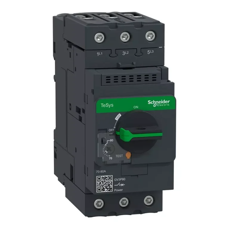 Schneider Electric TeSys Deca GV3P 3 Pole Motor Circuit Breaker 80 A, GV3P80