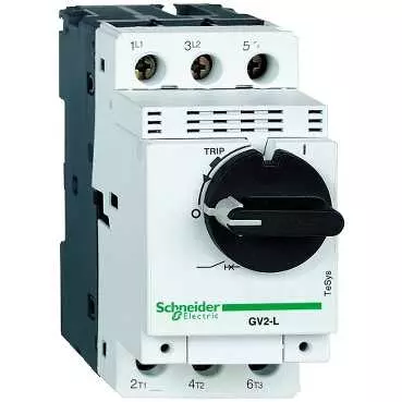 Schneider GV2L08 Magnetic Motor Circuit Breaker With Rotary Handle
