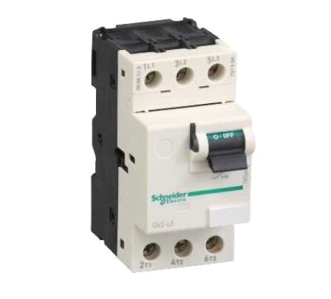 Schneider GV2LE06 Magnetic Motor Circuit Breaker With Rocker Lever Control