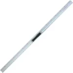 Shinwa Rules Aluminum Cutter Ruler with Handle, 68537183